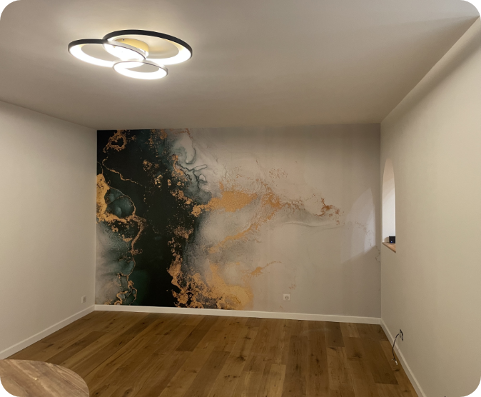 Travaux de peinture et Revêtements muraux - revêtements